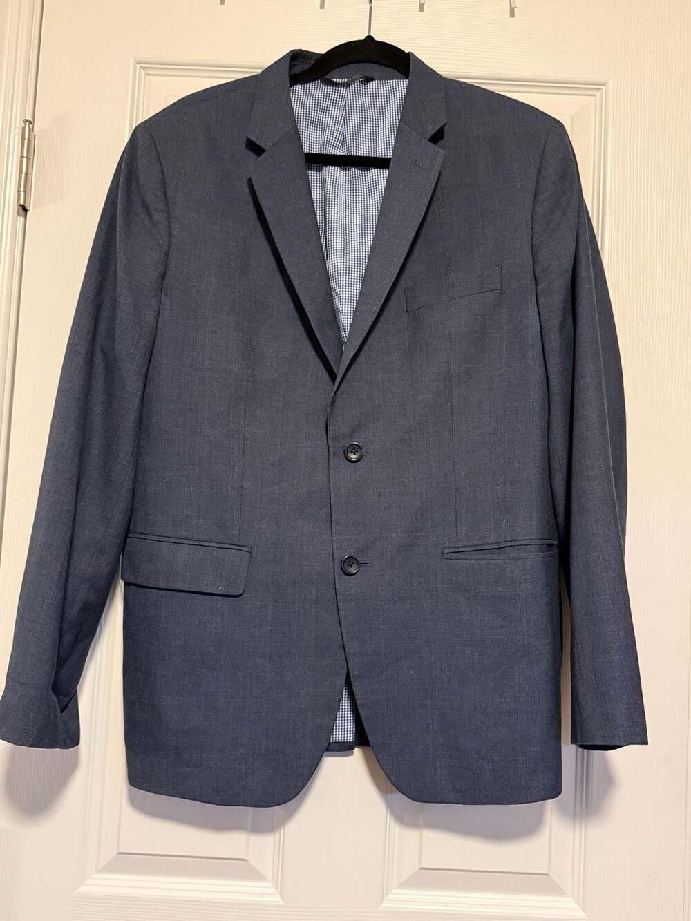 Banana Republic Tailored Slim Fit Navy Blue Suit Jacket Sport Coat 44R